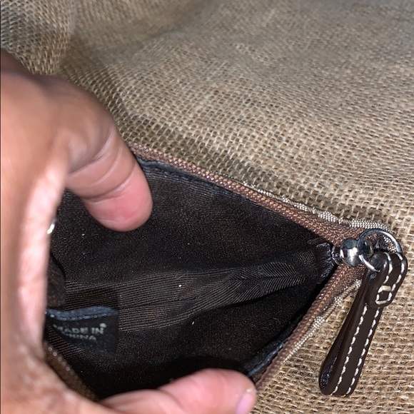 Mini Brown Coach logo change bag - Picture 9 of 10